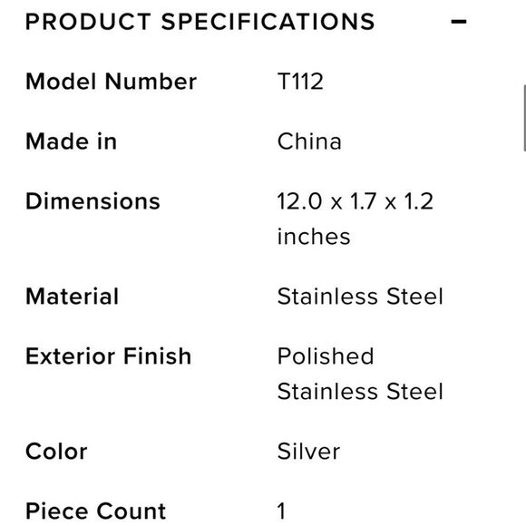 All-Clad 12” Stainless Steel Locking Tongs - Picture 3 of 7